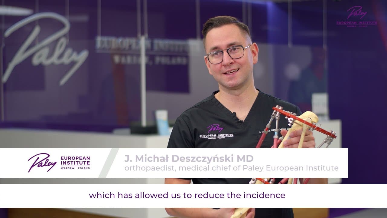 Paley European Institute - Limb lengthening with external apparatus - YouTube