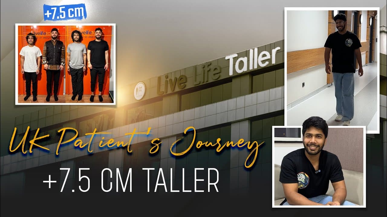 UK PATIENT'S LIMB LENGTHENING JOURNEY | +7.5 CM ...